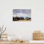 ユージーンブーダンザビーチ ポスター (キッチン)