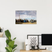 ユージーンブーダンザビーチ ポスター (ホームオフィス)