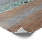 ユージーンブーダン – ザビーチアットドーヴィル ポスター (角)