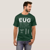 ユージーンモーロンスイートフィールド空港EUG Tシャツ (正面フル)