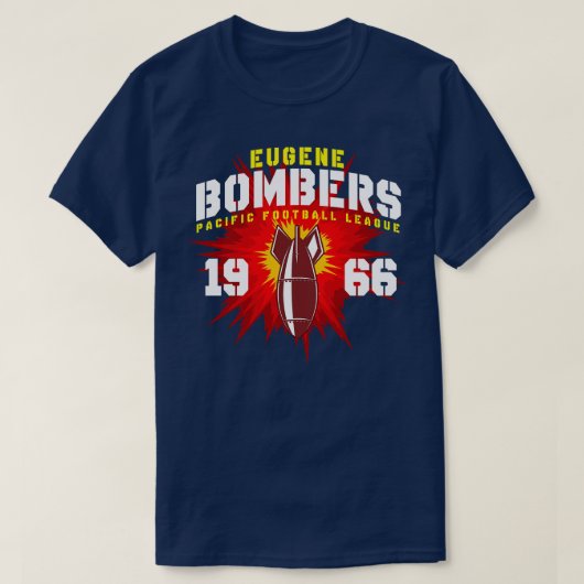 ユージーン爆撃機 Tシャツ (デザイン正面)