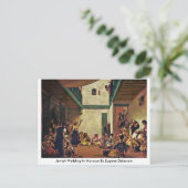 ユージーン結婚・デラクロワによるモロッコのユダヤ人 ポストカード (スタンド正面)