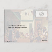 ユージーン結婚・デラクロワによるモロッコのユダヤ人 ポストカード (裏面)