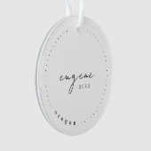 ユージーン、オレゴン州OR旅行統一された州シンプル オーナメント (正面)