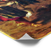 ユージーン・デラクロワ – モロッコのスルタン ポスター (角)