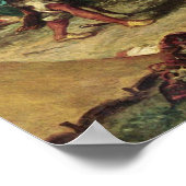 ユージーン・デラクロワ – モロッコ人と彼の馬 ポスター (角)