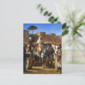 ユージーン・デラクロワ – モロッコ離れのスルタン ポストカード (スタンド正面)