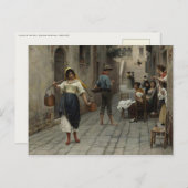 ユージーン・デ・ブラス絵画の葉書 ポストカード (正面/裏面)