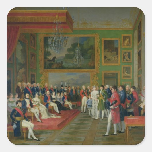 ユージーン・デ・ボーハーネイスの結婚 スクエアシール (正面)