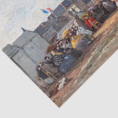 ユージーン・ブーダン - トルヴィルでの水浴びの時間 薄葉紙 (詳細)