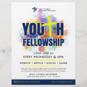 ユースカラフルフェローシップ教会イベント チラシ (正面)
