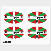 ユースカルヘリアジョタケ 楕円形シール (シート)