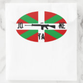 ユースカルヘリアジョタケ 楕円形シール (バッグ)