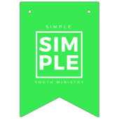 ユースシンプル省バンティンバナー バンティングフラッグ (第3の旗)