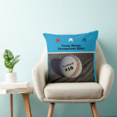 ユースチームの野球のネームナンバスター クッション (椅子)