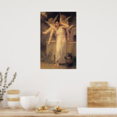 ユースバイブーゲラウビクトリアンエンジェルポートレート ポスター (キッチン)