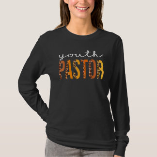 ユースパスター・ヒョウ柄チーム 可愛い 秋の感謝 Tシャツ