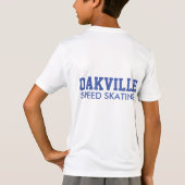 ユースパフォーマンスティー/オークビルスピードスケートで滑る Tシャツ (裏面)