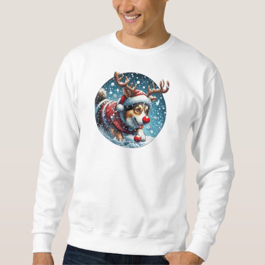 ユースプグクリスマスシャツトレンディー スウェットシャツ (正面)