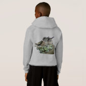 ユースルーン&ハンマーフード付きスウェットシャツ (裏面フル)