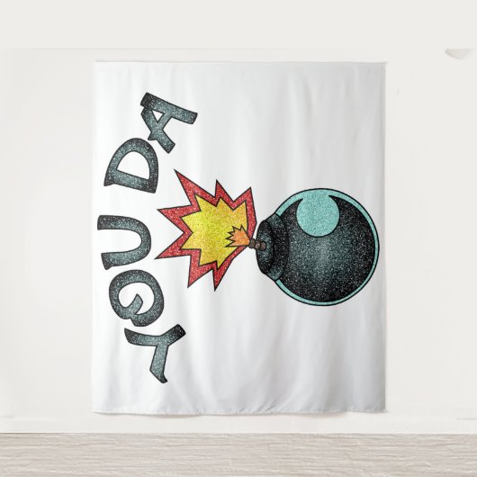 ユーダグリッター爆弾 タペストリー (正面)