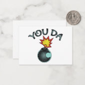 ユーダグリッター爆弾 ノートカード (正面/裏面インサイチュ)