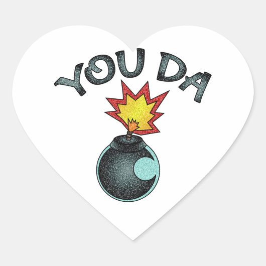 ユーダグリッター爆弾 ハートシール (正面)