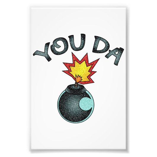 ユーダグリッター爆弾 フォトプリント            (正面)