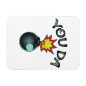 ユーダグリッター爆弾 マグネット (横)