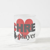 ユーチェレプレーヤーマグ フロストグラスマグカップ (正面右)