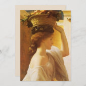 ユーチャリス – レイトンの果実のバスケットを持つ女の子 (正面/裏面)