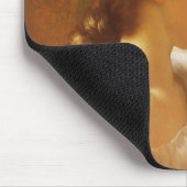 ユーチャリス – レイトンの果実のバスケットを持つ女の子 マウスパッド (コーナー)