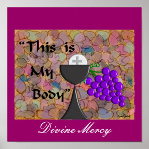 ユーチャーリストキャンバスアート「神の慈悲」 ポスター