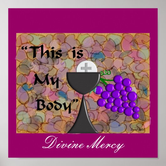 ユーチャーリストキャンバスアート「神の慈悲」 ポスター (正面)
