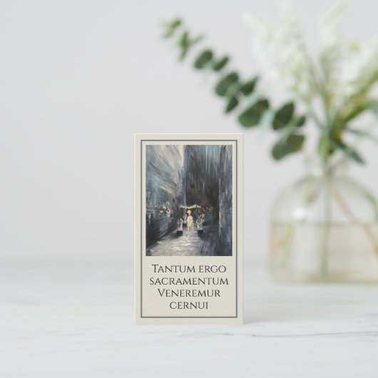 ユーチャーリ絵を描スト祈りの言葉カード コーリングカード (スタンド正面)