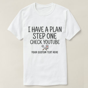 ユーチューブチェックでBBQを計画 ステップ1 Tシャツ