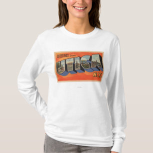 ユーティカのYorkLargeの新しい手紙ScenesUtica、NY Tシャツ