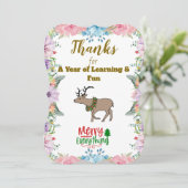 ユーティーチャースーパーヒーローカスタムサンキューカード (スタンド正面)