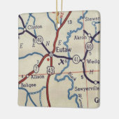ユートウALヴィンテージマップ セラミックオーナメント (左)