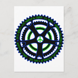 ユートピアには自転車道が溢れている ポストカード