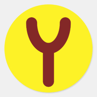 ユートピアのロゴスタンプ ラウンドシール