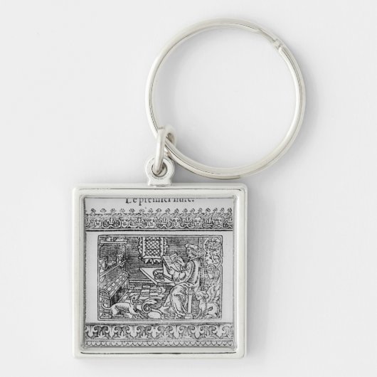 ユートピアの最初の本へのFrontispiece キーホルダー (正面)