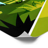 ユートピアを構築し、Dystopiaではない – Solarpunk Poster ポスター (角)