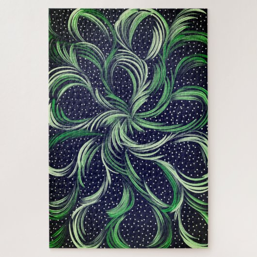 ユートピアパズルからシード葉ドブッシュ薬 ジグソーパズル (縦)