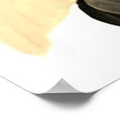 ユートピアンセピアシュレアルアイズデザイン ポスター (角)