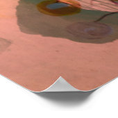 ユートピアンデルフィニウムの花 ポスター (角)