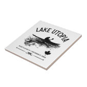 ユートピア湖ニューブランズウィックカナダレイクス – カヤーカー タイル (側面)