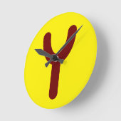 ユートピア的なぱちんこの時計 ラウンド壁時計 (傾斜)