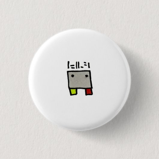 ユートピア的 缶バッジ (正面)