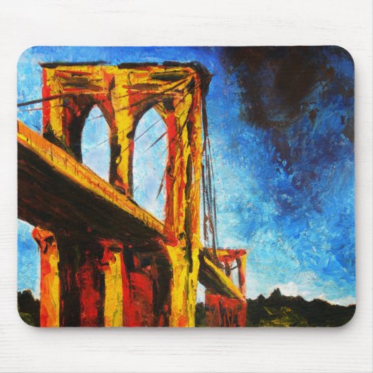 ユートピア2009年へのブルックリン橋 マウスパッド (正面)